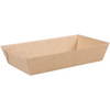 Depa -  Bak | Ersatzpapier | A14 | Golfpapieren snacklijn | snackbak | 157x88x35mm | bruin | 385 stuks
