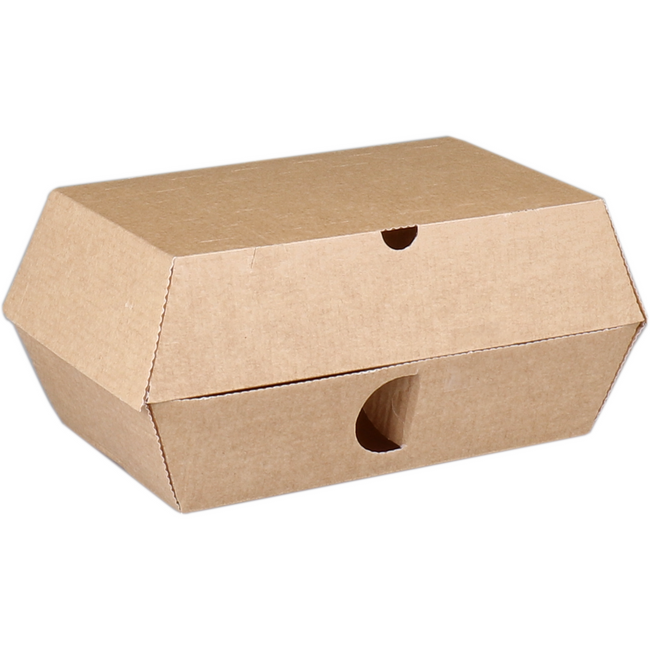 Depa - Bak | Carta sostitutiva | scatola di patatine fritte | 134x77x36mm | marrone | 250 pezzi
