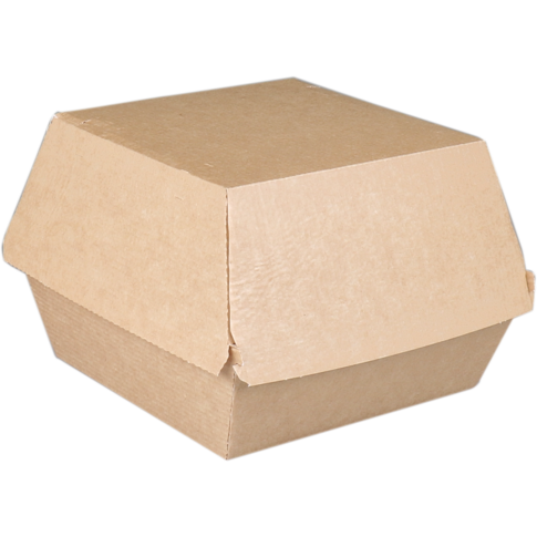 Depa - Bak | Ersatzpapier | hamburgerbox | 120x120x100mm | bruin | 318 stuks