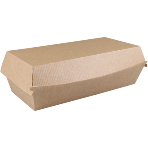 Depa - Bak | Ersatzpapier | sandwichbox | 185x85x38mm | bruin | 165 stuks