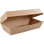 Depa - Bak | Ersatzpapier | sandwichbox | 185x85x38mm | bruin | 165 stuks