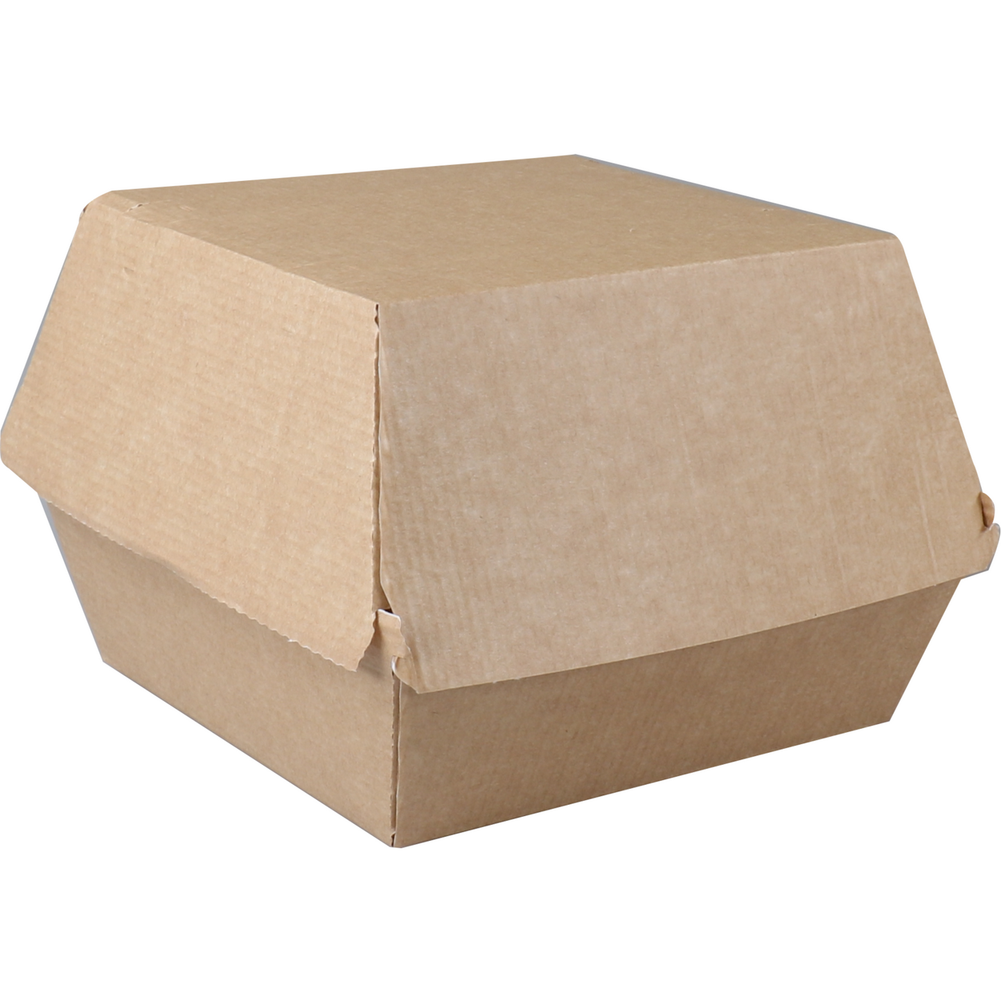 DEPA - BAK | Ersatz Papier Hamburgerbox | 120x120x100 mm | Braun | 50 Stück