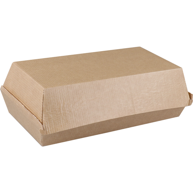 Depa - Bak | Ersatzpapier | sandwichbox | 185x85x38mm | bruin | 50 stuks