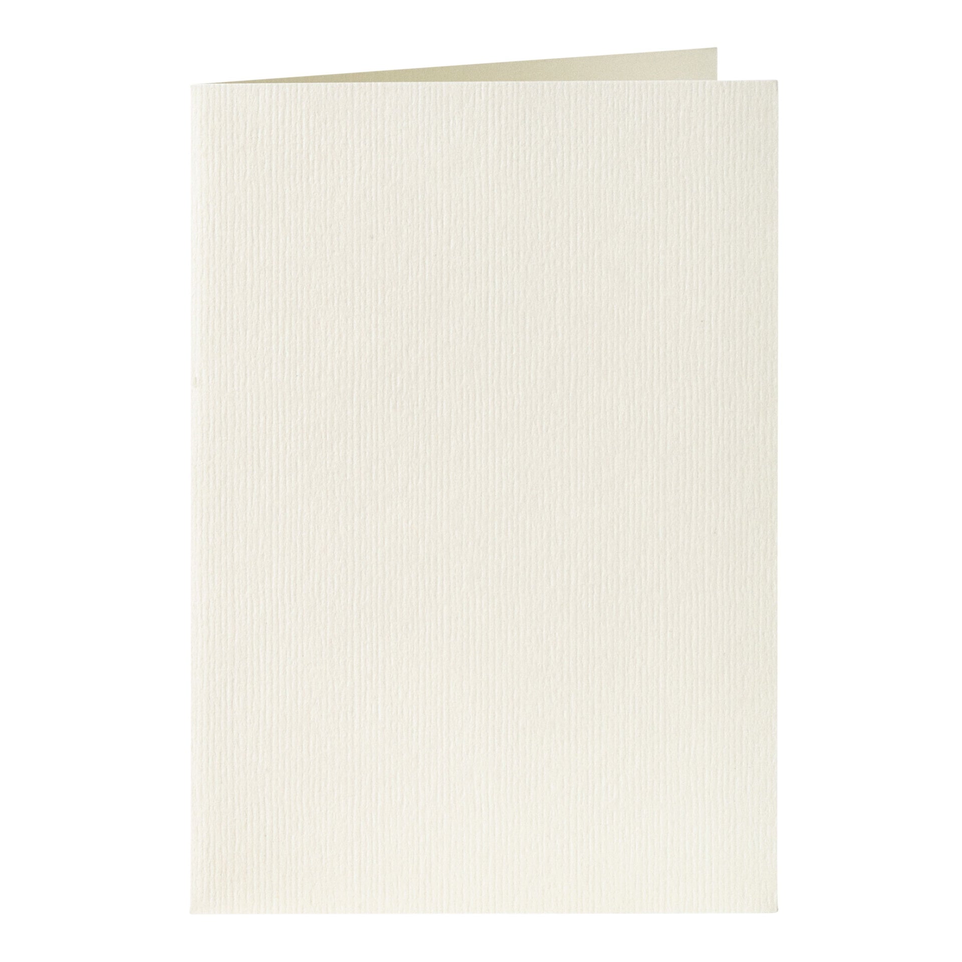 Papicolor - Biglietto per corrispondenza doppio 105x148mm bianco garofano confezione da 6 pezzi