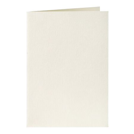 Papicolor - Tarjeta de correspondencia doble 105x148mm blanco clavel paquete de 6 piezas