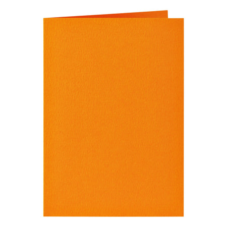 Papicolor - Tarjeta de correspondencia doble 105x148mm naranja paquete de 6 piezas