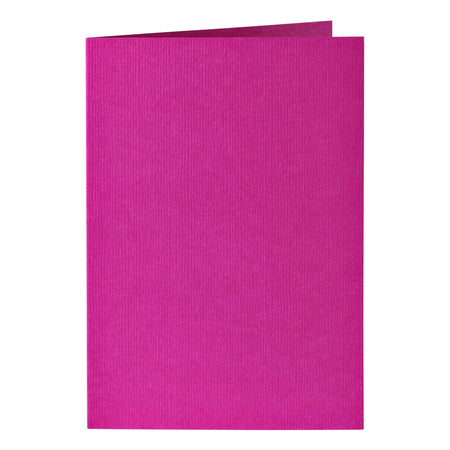 Papicolor - Tarjeta de correspondencia doble 105x148mm rosa brillante paquete de 6 piezas