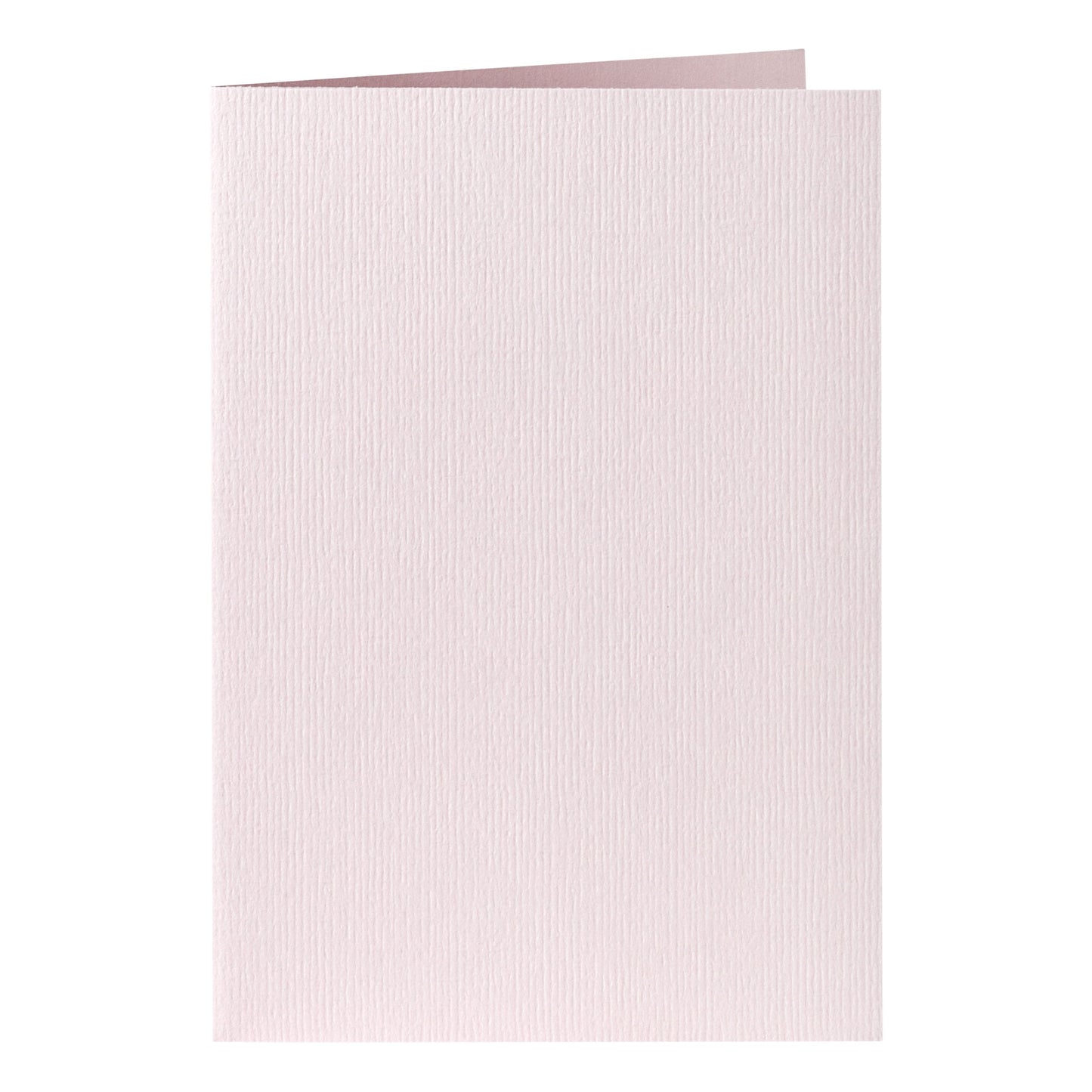 Papicolor - Korrespondenzkarte doppelt 105x148mm hellrosa Packung mit 6 Stück