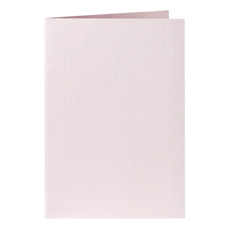 Papicolor - Tarjeta de correspondencia doble 105x148mm rosa claro paquete de 6 piezas