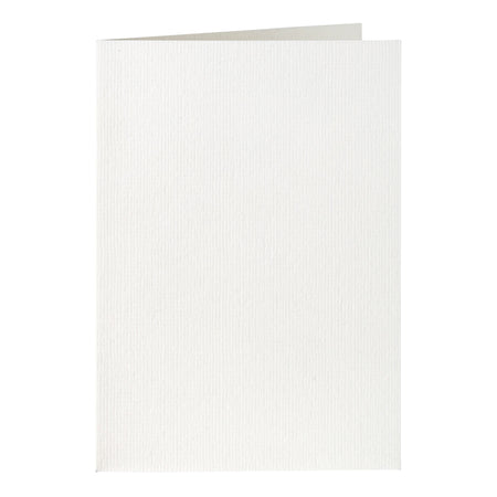 Papicolor - Tarjeta de correspondencia doble 105x148mm blanco brillo paquete de 6 piezas