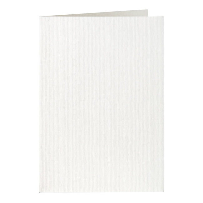 Papicolor - Biglietto per corrispondenza doppio 105x148mm bianco brillante confezione da 6 pezzi