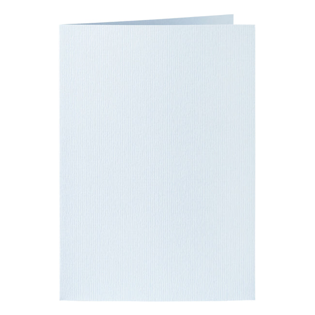 Papicolor - Korrespondenzkarte doppelt 105x148mm babyblau Packung mit 6 Stück