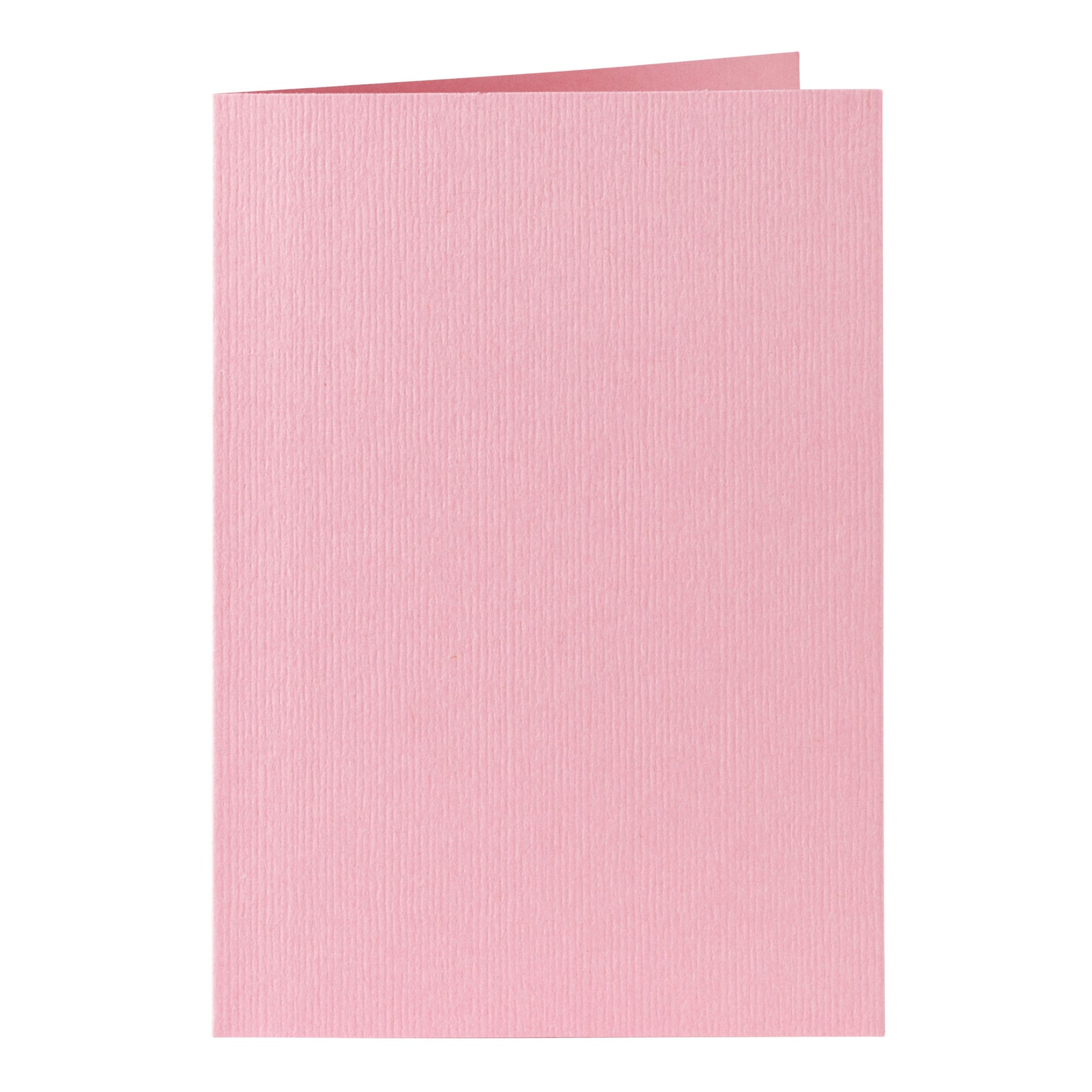 Papicolor - Korrespondenzkarte doppelt 105x148mm babyrosa Packung mit 6 Stück