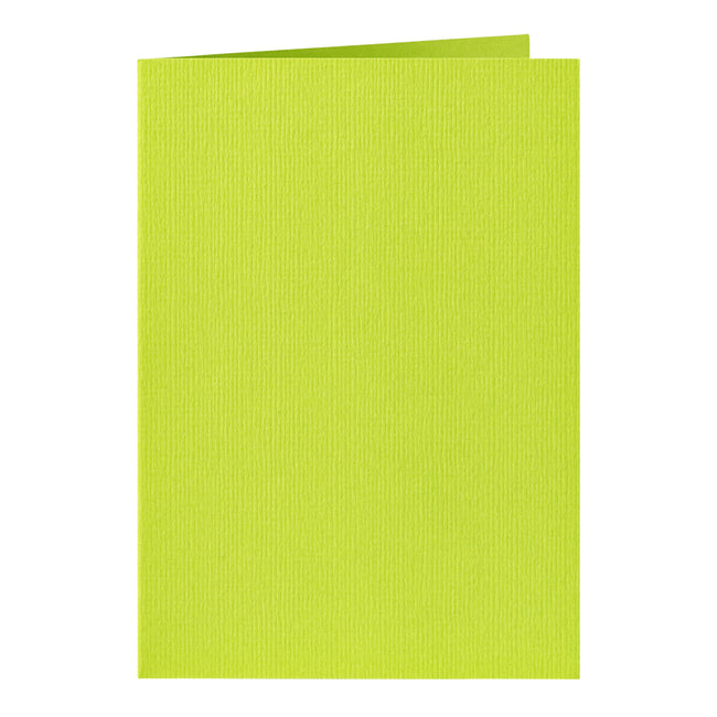 Papicolor - Correspondence card double 105x148mm apple green pack of 6 pieces