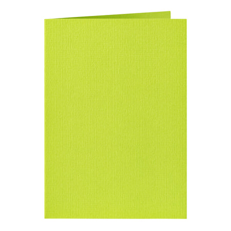 Papicolor - Tarjeta de correspondencia doble 105x148mm verde manzana paquete de 6 piezas