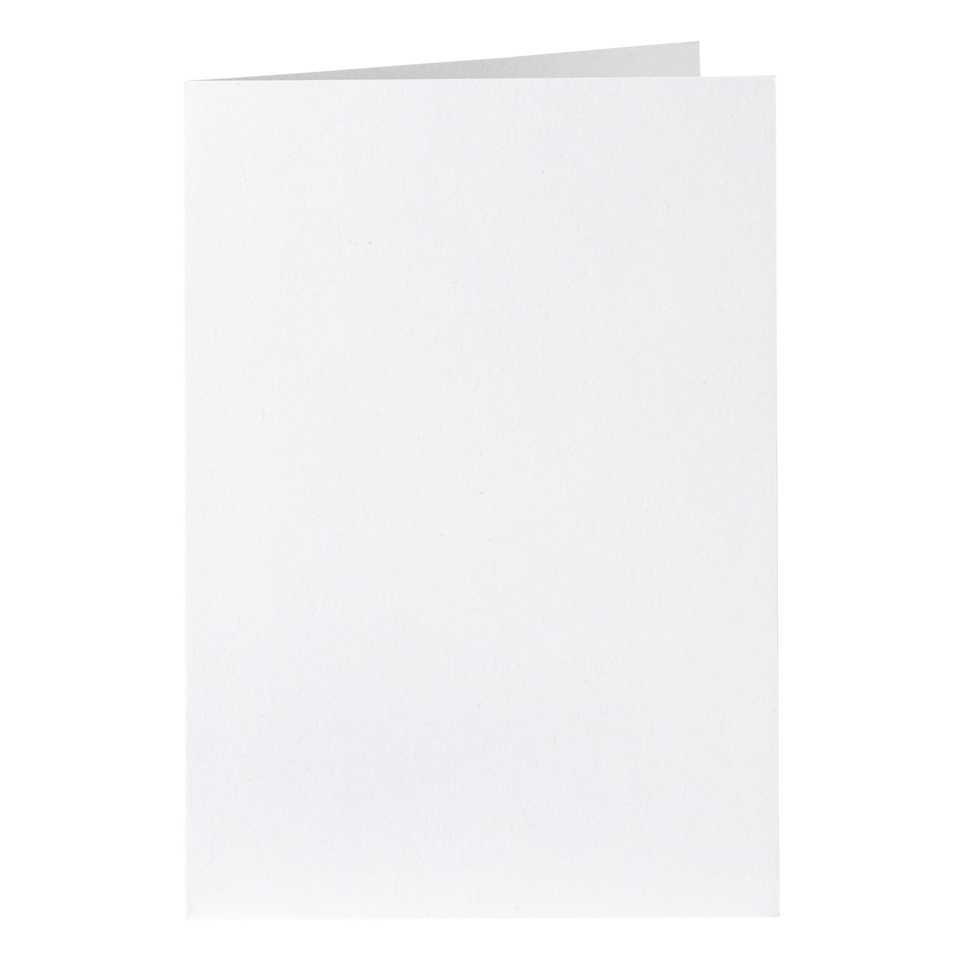 Papicolor - Correspondence card double 105x148mm kraft white pack of 6 pieces
