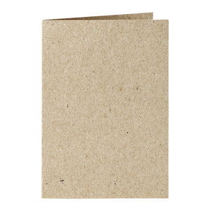 Papicolor -  Correspondentiekaart papi dubbel a6 kraft grijs