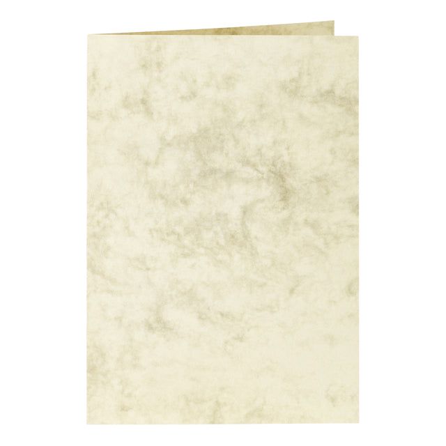 Papicolor - Carte de correspondance Papi Double A6 Marble Ivory | Prendre un 6 morceau