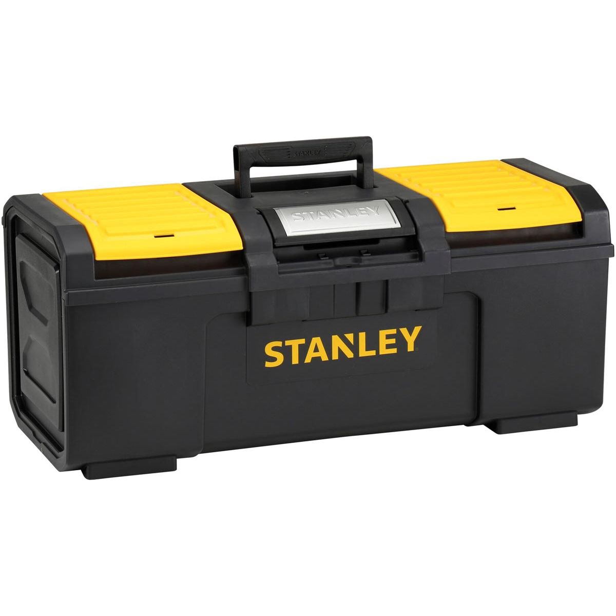 Stanley - Case d'outils 24 pouces avec verrouillage automatique, jaune / noir