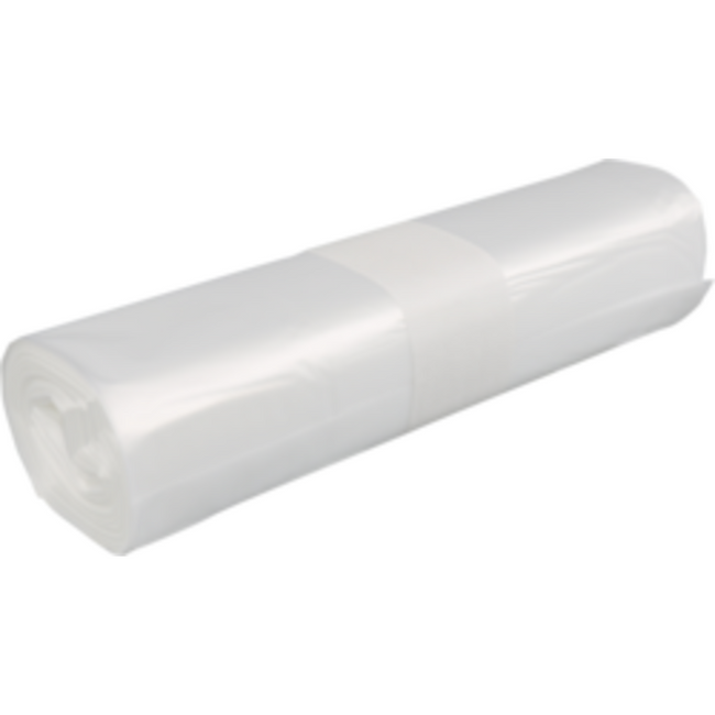 PowerSterko -  Afvalzak | Gerecycled LDPE | 60x80cm | T150 | transparant | 100 stuks