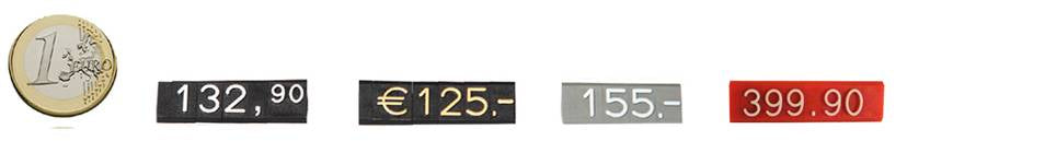 Klika -  Valutateken € grijs/wit CompactMidi 20st