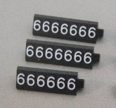 Klika -  Compact Mini zwart/wit 6 20st