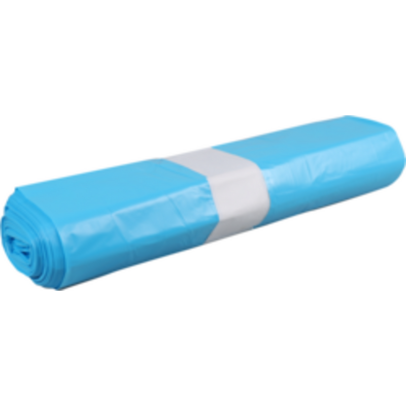 PowerSterko -  Afvalzak | Gerecycled LDPE | 80x110cm | T70 | blauw | 200 stuks