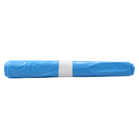 PowerSterko - Afvalzak | Gerecycled LDPE | 90x110cm | T70 | blauw | 100 stuks