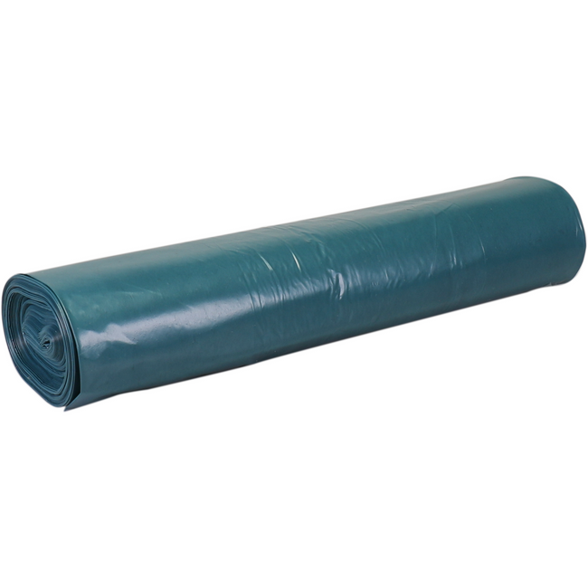 Powersterko - Abfallbeutel | Recyceltes LDPE | 65/ 25x140cm | T50 | Blau | 100 Stück