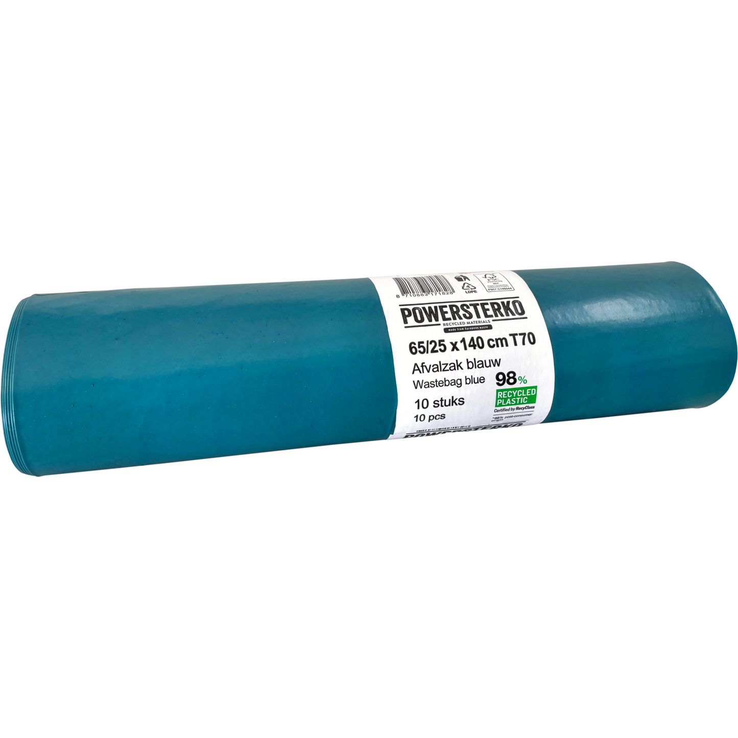 PowerSterko - Garbage bag 65/25x140cm blue type 70 10 pieces