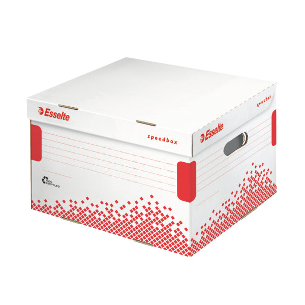 Esselte -  Speedbox tijdschriftenhouder Rood, Wit