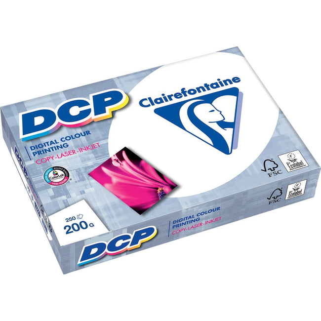 Clairefontaine - Papel de presentación DCP ft A3, 200 g, paquete de 250 hojas
