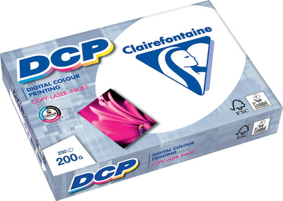 Clairefontaine – DCP-Präsentationspapier ft A3, 200 g, Packung mit 250 Blatt