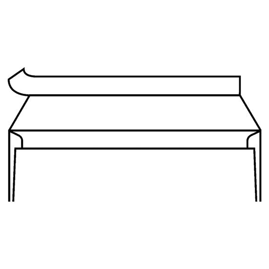 IEZZY - Enveloppe C5/6 114x229mm fenêtre droite bande blanc 500 pièces