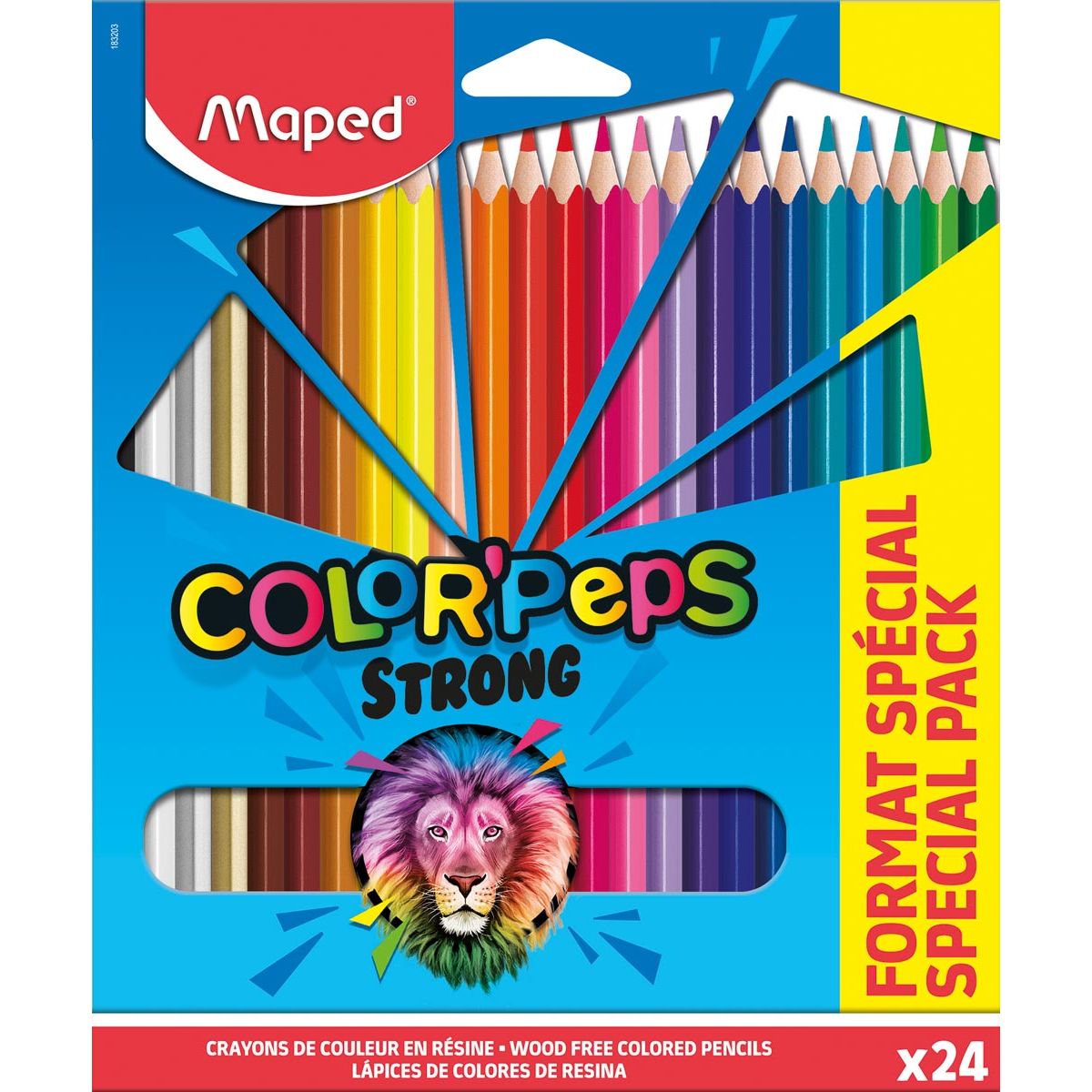 Maped - matita colorata Color'Peps 20 matite colorate + 4 fluorescenti