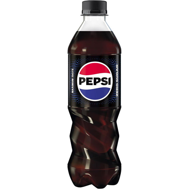 Pepsi - Zero Sugar Soft Getränk, 50 Cl -Flasche, Packung mit 6 Teilen