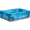 Klika - Sac | Sac de caisse | PEHD | 600/ 2x200x800mm | 8my | bleu | 1000 pièces
