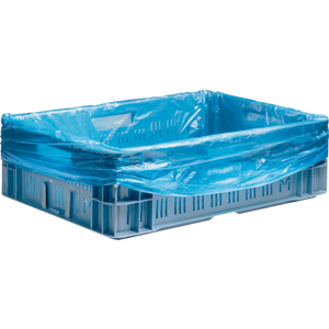 Klika -  Zak | Kratzak | HDPE | 600/ 2x200x800mm | 8my | blauw | 1000 stuks