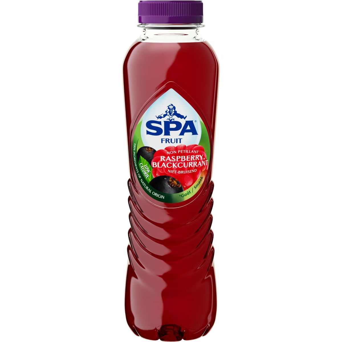 Spa - Spa Fruit Still raspberry blackcurrant, fles van 40 cl, pak van 6 stuks