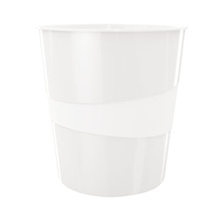 Leitz -  WOW Waste Bin Kunststof Wit