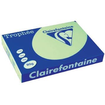 Clairefontaine - Trophée tel, gekleurd papier, A3, 80 g, 500 vel, groen