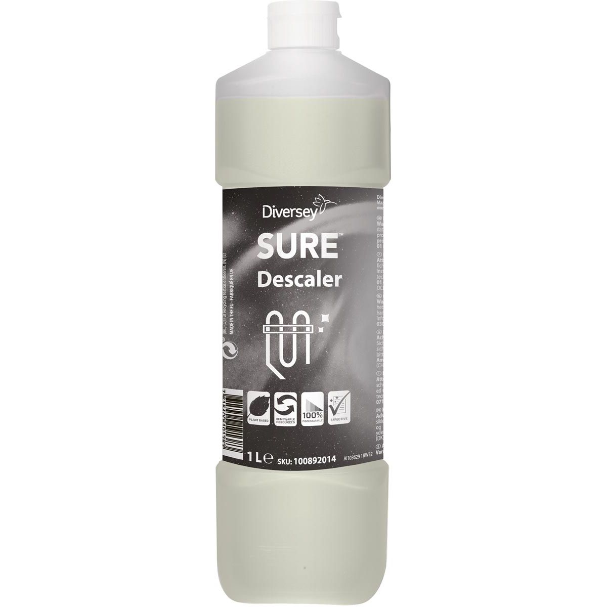 Diversey -  ontkalker Sure, flacon van 1 liter