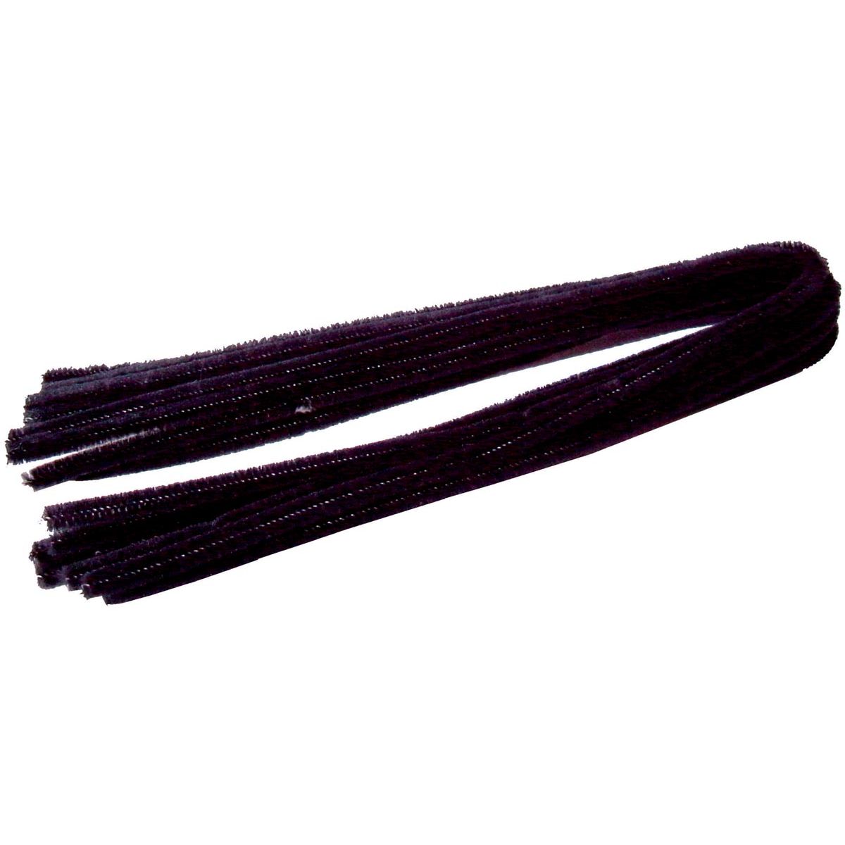 Bouhon - filo di ciniglia nero, confezione da 10 pezzi
