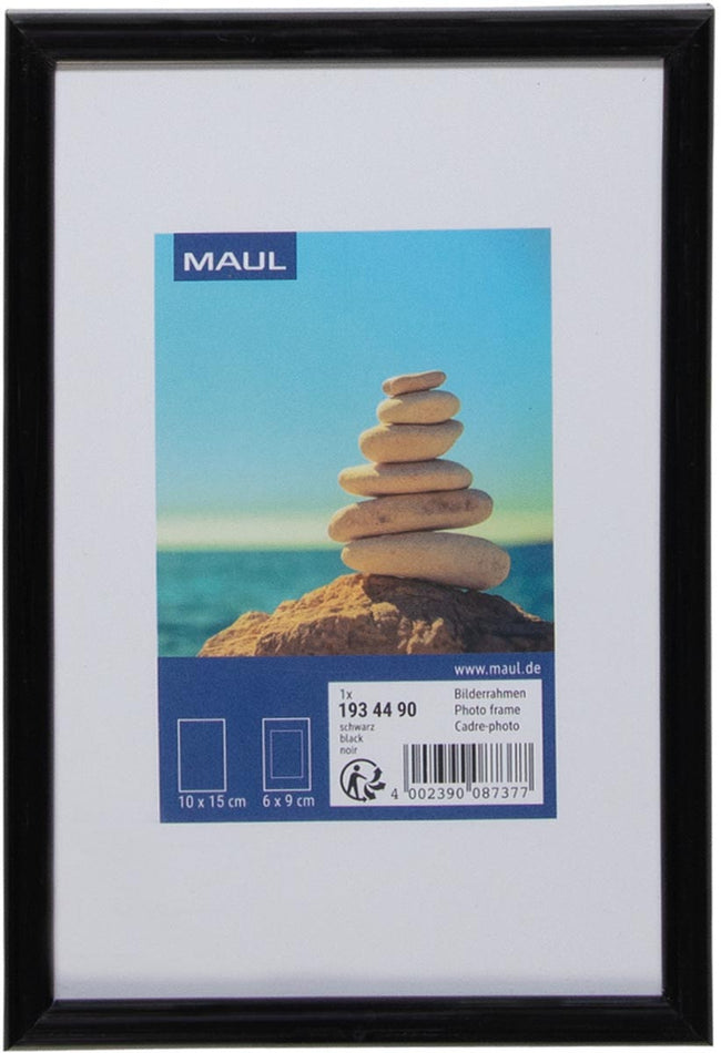 MAUL - art fotolijst, kunststof frame, ft 10 x 15 cm, zwart