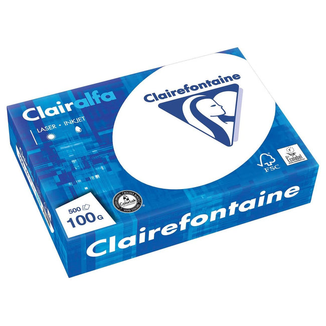 Clairefontaine - Clairalfa presentatiepapier A4, 100 g, pak van 500 vel