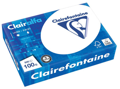Clairefontaine -  Clairalfa presentatiepapier A4, 100 g, pak van 500 vel