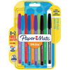 Paper Mate - stylo à bille InkJoy 100 avec capuchon, blister 8 + 2 offerts