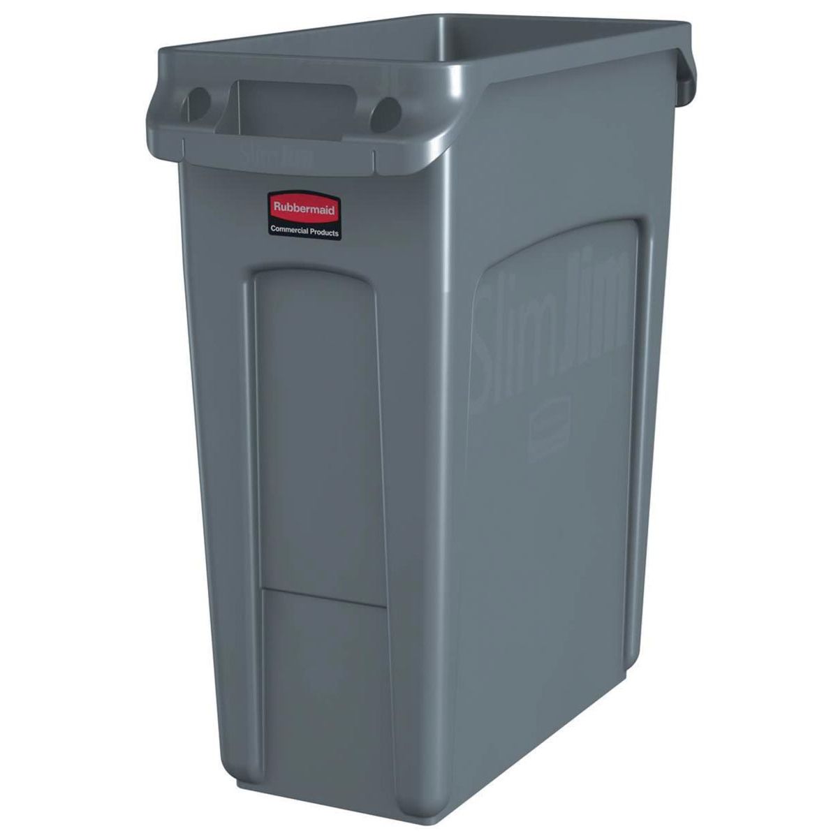 Rubbermaid commercial products - Waste bin slim jim vt 60l gray