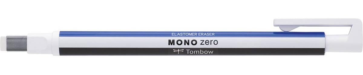 Tombow - gumstift MONO zero met rechthoekige punt, navulbaar