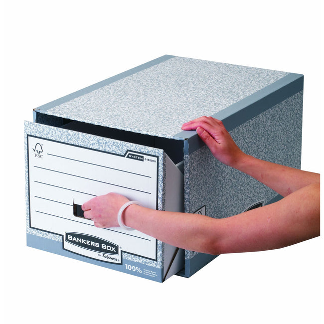 Bankers Box -  Archieflade  a4 system a4 grijs